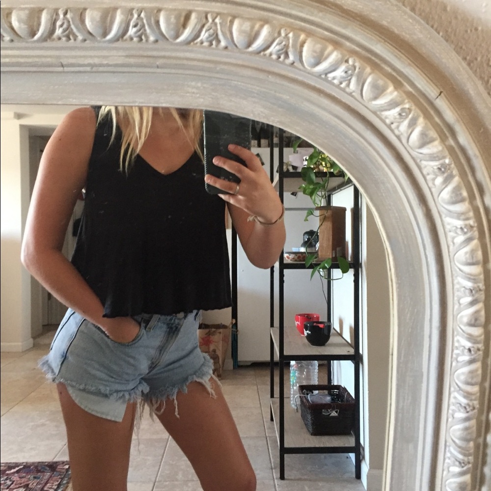 Hollister Lettuce Edge Tank Top